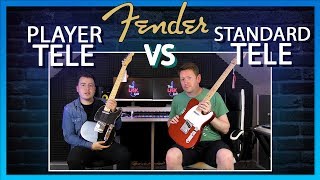 Fender Player vs Fender Standard Telecaster [upl. by Felita]