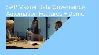 SAP Master Data Governance Automation Features [upl. by Evetta334]