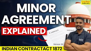 Understanding Minor Agreements Under Indian Contract Act 1872  Key Minor Contract Case Laws [upl. by Norina]