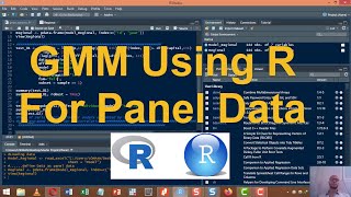 Generalized Method of Moments GMM for Panel Data In R System GMM Difference GMM Dummy variable [upl. by Apilef]