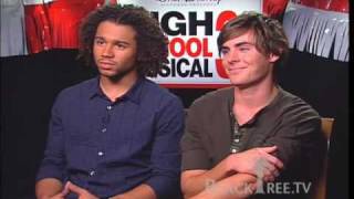 High School Musical 3 Zac Efron amp Corbin Bleu Exclusive Interview [upl. by Pollerd715]