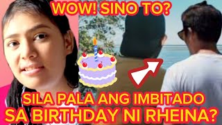 WOW SINO TO SILA PALQ ANG IMBITADO SA BIRTHDAY NI RHEINA KalingapRabOfficial [upl. by Ahsaz559]