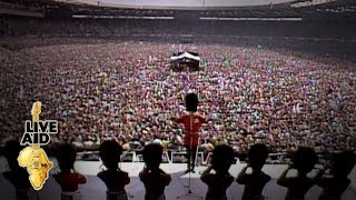 Regimental Band of the Coldstream Guards  Royal Salute Live Aid 1985 [upl. by Elizabet112]