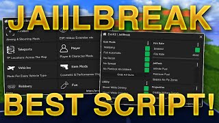 BEST Jailbreak Script Hack GUI  Mod Menu ALL HACKSMODS OP ROBLOX PASTEBIN 2022 [upl. by Assej]