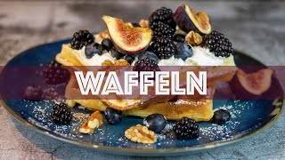 • Waffeln  Grundrezept  super schnell und ohne Mixer  Aleks finest • [upl. by Okimat]