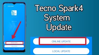 Tecno Spark 4 System update  online System update [upl. by Ekralc]