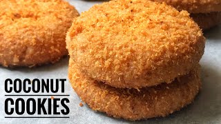 Coconut Cookies No Egg  Easy Coconut Cookies Recipe [upl. by Annora]