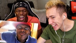 REACTING TO OLD VIDEOS WITH KSI [upl. by Lebanna]