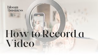 How to Record a Video Like a Pro  Beginner’s Guide to Filming [upl. by Crist]