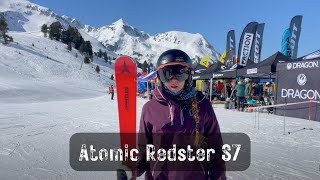 Atomic Redster S7 Ski Review Winter 2223 [upl. by Amorete]