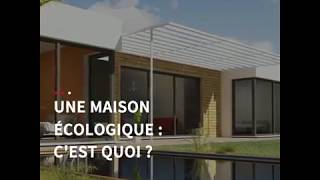 Les avantages dune maison écologique [upl. by Nylinej]