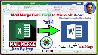 Mail Merge from Excel to MS Word  How to Mail Merge using Word and Excel  Mail Merge Step by Step [upl. by Yffub]