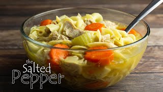 Homemade Chicken Noodle Soup in a Fraction of the Time [upl. by Patricio415]