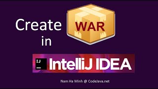 How to Create WAR file in IntelliJ IDEA [upl. by Iggy780]