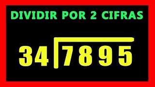 ✅👉 Como dividir por 2 cifras y 4 dividendo [upl. by Seditsira]