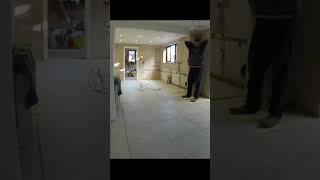 Watch This Mesmerizing Timelapse Of Floor Tile Installation [upl. by Oregolac]