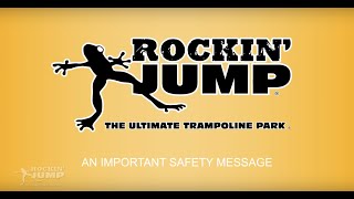 Rockin Jump Ultimate Trampoline Park  Safety Video [upl. by Shaper]