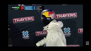 Jesper Tjäder Switch Double Backflip at X Games Knuckle Huck 2024 [upl. by Enrak]