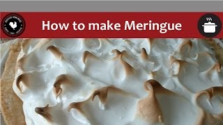 How to make Meringue  Baking 101 [upl. by Oribella]