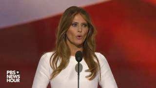 Melania Trump on growing up in Slovenia [upl. by Ardnasxela]