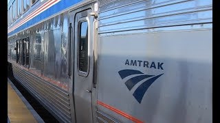 Amtrak California Zephyr over the Sierra Nevada Mountains [upl. by Amitie]