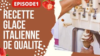 comment fabriquer la glace italienne recette simple et facile [upl. by Lienet]