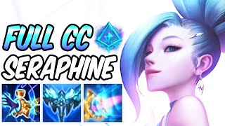 SERAPHINE MID PERMA STUN GLACIAL AUGMENT EVERFROST FULL AP  New Build amp Runes  League of Legends [upl. by Anelis774]