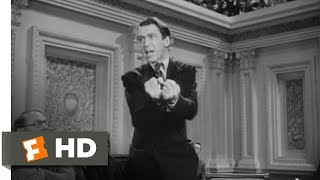 I Will Not Yield  Mr Smith Goes to Washington 78 Movie CLIP 1939 HD [upl. by Lleumas]