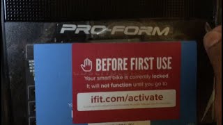 Unlock ProForm Bicycle or Treadmill Console [upl. by Temp]