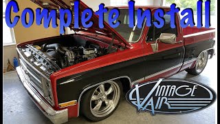 New Vintage Air install on a frame up square body build [upl. by Neala]