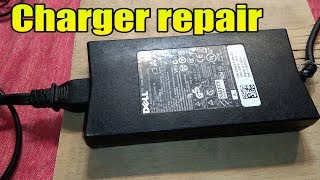 Laptop charger repair Dell laptop power supply repair Diy charger repair Repair charger at home [upl. by Eserrehs]