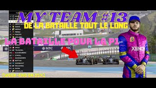 F1 23 My Team 13  LA BATAILLE DE FOLIE AVEC FERRARI course en 25 [upl. by Rucker]