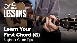 G major chord  2 ways  Beginner Guitar Lesson [upl. by Anorahs]