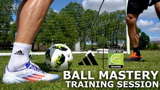 How To MASTER The Ball  Full Ball Mastery Training Session With Coerver Coaching [upl. by Llegna701]