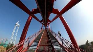 Silver Bullet Roller Coaster POV Knotts Berry Farm [upl. by Ellerud]