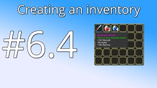 Unity Tutorial Creating an inventoryPART 64  Updating the tooltip [upl. by Kistner]