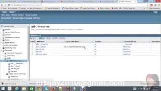 Oracle JDBC Connection pool in GlassFish Server With Eclipse [upl. by Nynnahs531]