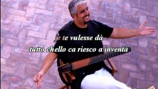 Pino Daniele  Basta na jurnata e sole Karaoke  Versione Concerto Medina Tour [upl. by Comyns854]