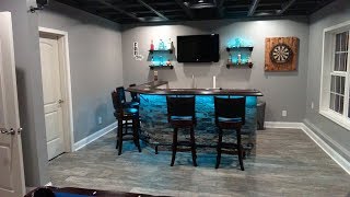 Custom Finished Basement Walkthrough 2018 [upl. by Niawtna]