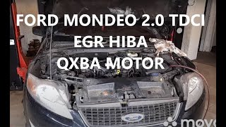 FORD MONDEO 20 TDCI EGR hiba [upl. by Ralli39]