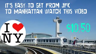 Airtrain JFK to Manhattan watch this video before you go [upl. by Hannala]