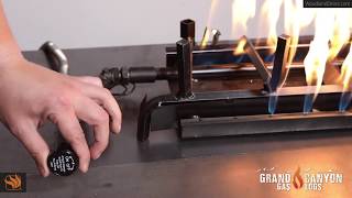 How to Light the Pilot Light on a Gas Log Burner [upl. by Alexi]