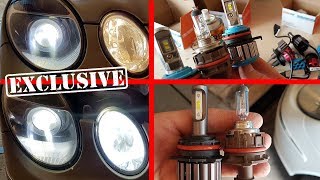 Mercedes W211 Exclusive How to Install LED Bulbs H7 High Beam on Mercedes W211 [upl. by Bergren]