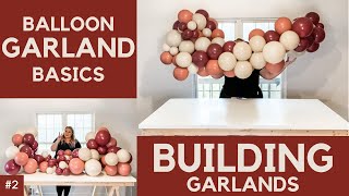 How to Make a Balloon Garland  Balloon Garland Basics Series  DIY Balloon Garland [upl. by Loma]