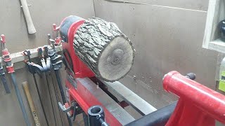 Woodturning  Crushing Walnut [upl. by Kushner]