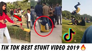 TIK TOK BEST STUNT VIDEOS 2019  AMAZING BACK JUMP 🔥 [upl. by Vilberg]