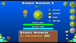 Stereo Madness Full Version All Secret Coins  Geometry Dash Full Version  By Traso56 [upl. by Euqirrne]