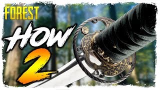 The Forest  HOW TO FIND THE KATANA  Updated Location [upl. by Ahsatan]