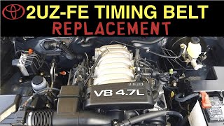 ToyotaLexus 2UZFE 47 Liter V8 Timing Belt Replacement Part 1 [upl. by Anaya]