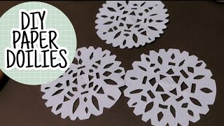 DIY Paper Doilies  easy homemade Paper Doilies [upl. by Suter]